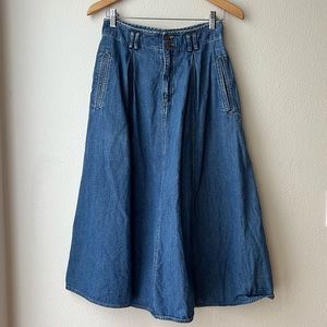 Vintage 1990s LizWear by Liz Claiborne Denim Skirt
